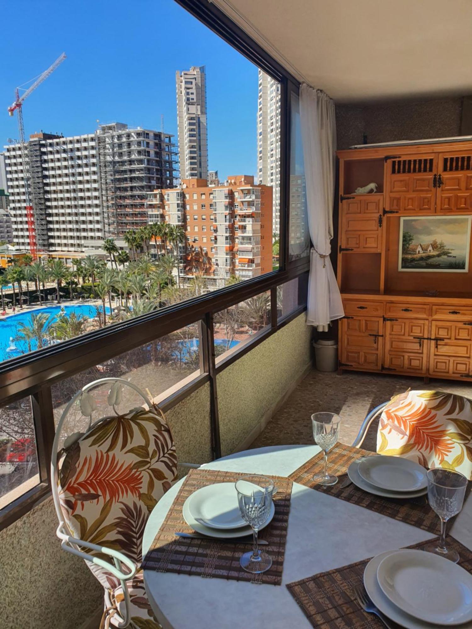 Vintage Benidorm Apartment Luaran gambar
